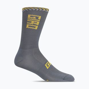 Шкарпетки Giro Comp Racer High Rise dark shark/spectra yellow