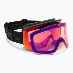 Окуляри гірськолижні Giro Axis black stacked/vivid ember/vivid infrared