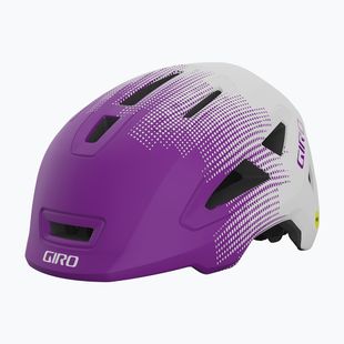 Шолом велосипедний дитячий Giro Scamp II Integrated MIPS matte purple towers