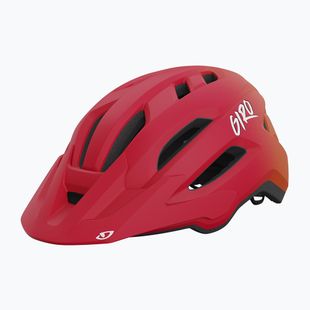 Шолом велосипедний дитячий Giro Fixture II Integrated MIPS matte red fade