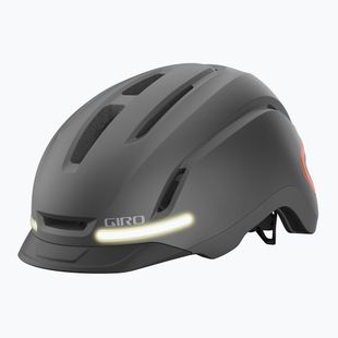 Шолом велосипедний Giro Ethos Integrated MIPS LED matte graphite