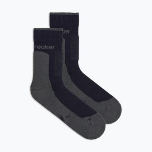 Шкарпетки чоловічі Icebreaker Merino Hike+ Medium Crew midnight navy/obsidian