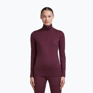 Кофта термоактивна жіноча Icebreaker 200 Oasis LS Half Zip dark berry
