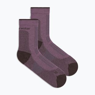 Шкарпетки жіночі Icebreaker Merino Hike+ Ultralight Quarter grey plum/bittersweet