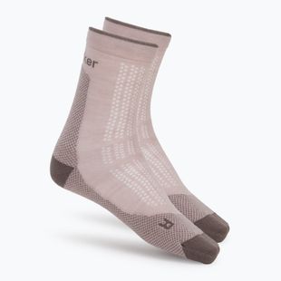 Шкарпетки жіночі Icebreaker Merino Hike+ Ultralight Quarterpink quartz/porcini