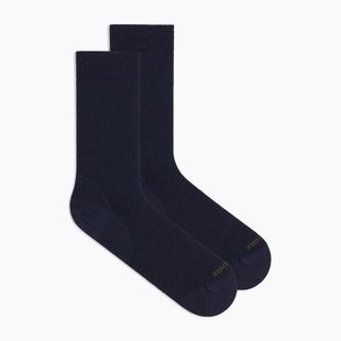 Шкарпетки жіночі Icebreaker Lifestyle Fine Gauge Crew midnight navy/dark loden