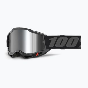 Окуляри велосипедні 100% Strata 2 black/silver mirror