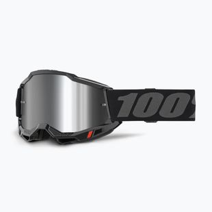 Окуляри велосипедні 100% Accuri 2 black/silver mirror