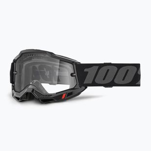 Окуляри велосипедні 100% Accuri 2 Enduro MTB black/clear
