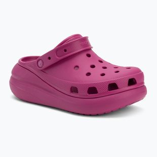 Шльопанці Crocs Classic Crush Clog fuchsia fun