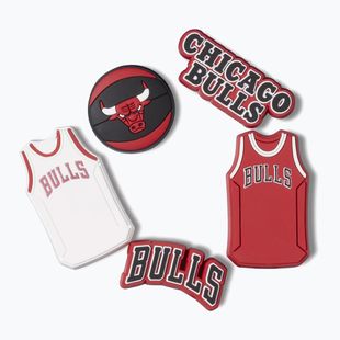 Джібітсі Crocs Jibbitz™ NBA Chicago Bulls 5 шт.