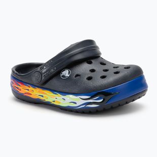 Шльопанці дитячі Crocs Crocband Lights Clog Toddler deep navy