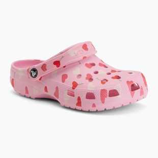 Шльопанці Crocs Classic Valentines Day Clog flamingo