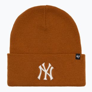Шапка зимова 47 Brand MLB New York Yankees Haymaker burnt orange