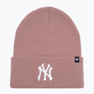 Шапка зимова 47 Brand MLB New York Yankees Haymaker mauve