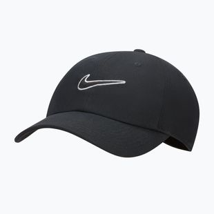 Кепка Nike Club Unstructured Swoosh black/black