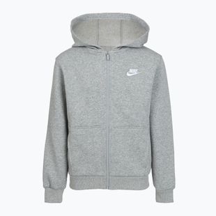 Кофта дитяча Nike Sportswear Club Fleece dark grey heather/base grey/white