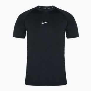 Чоловіча тренувальна футболка Nike Pro Dri-FIT Slim SS чорна/біла
