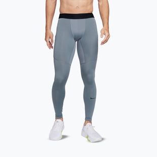 Легінси чоловічі Nike Pro Warm smoke grey/black