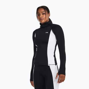 Жіночий світшот Under Armour Train CW Funnel Neck чорний/лаймовий жовтий/білий