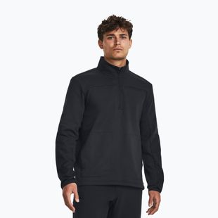 Кофта чоловіча Under Armour Tactical Rival Job Fleece 1/4 Zip black / black / black