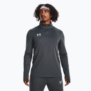 Кофта футбольна чоловіча Under Armour Challenger Midlayer castlerock / white