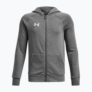 Кофта дитяча Under Armour Rival Fleece FZ Hoodie grey