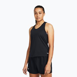 Топ для бігу жіночий Under Armour Launch Singlet black/reflective