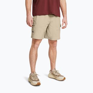 Шорти для тренувань чоловічі Under Armour Stretch Woven Cargo khaki base/black