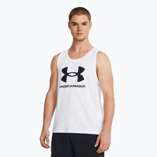 Топ чоловічий Under Armour Sportstyle Logo white/black