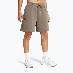 Шорти жіночі Under Armour Essl Flc Relax BF taupe dusk/black