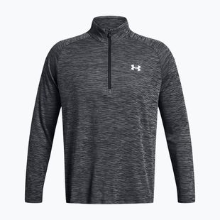 Кофта чоловіча Under Armour Tech Textured 1/2 Zip LS black/white