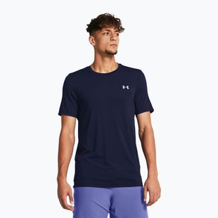Футболка для тренувань чоловіча Under Armour Vanish Seamless midnight navy/mod gray