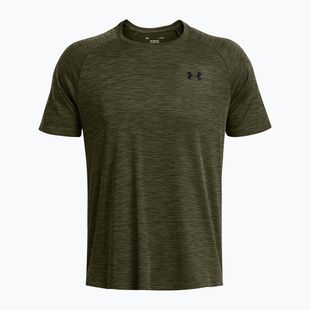 Футболка для тренувань чоловіча Under Armour Tech Textured marine od green/black