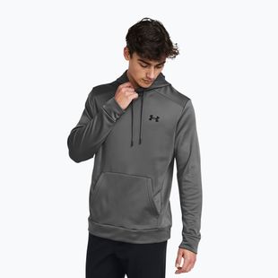 Кофта чоловіча Under Armour Armour Fleece Hoodie castlerock/black