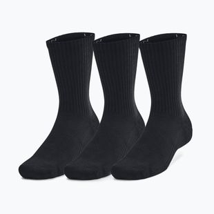 Шкарпетки Under Armour Training Cotton Crew 3 пари black/black/white