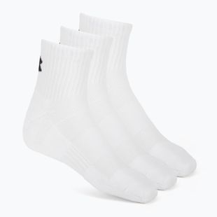 Шкарпетки Under Armour Training Cotton Quarter 3 пари white/white/black