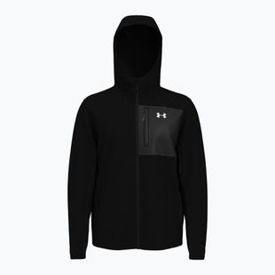 Куртка для тренувань чоловіча Under Armour Shield Hooded black/white