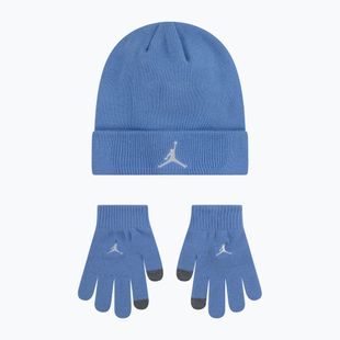 Czapka + rękawiczki dziecięce Nike Jordan Essentials Beanie Set legend blue
