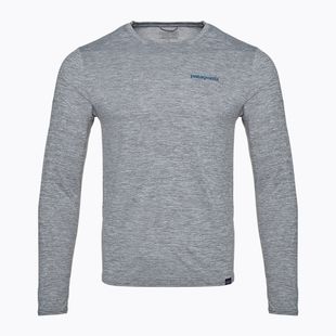 Кофта чоловіча Patagonia Cap Cool Daily Graphic Shirt-Waters boardshort logo abalone blue/feather grey