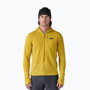 Чоловіча софтшелл куртка Patagonia R1 Hybrid Pullover Hoodie з капюшоном, комплект зелений