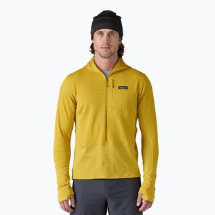 Чоловіча софтшелл куртка Patagonia R1 Hybrid Pullover Hoodie з капюшоном, комплект зелений
