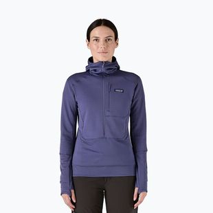 Жіноча софтшелл куртка Patagonia R1 Hybrid Pullover Hoody solstice фіолетовий