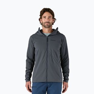 Чоловіча гібридна куртка Patagonia Nano-Air Ultralight Full-Zip Hoody кольору smolder blue