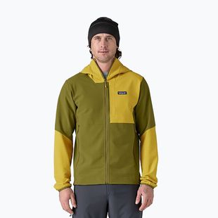 Кофта чоловіча Patagonia R1 TechFace Hoody graze green