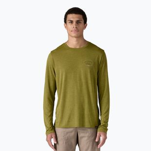 Лонгслів чоловічий Patagonia Cap Cool Daily Graphic Lands clean climb roots/graze green x-dye