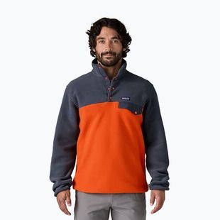 Кофта трекінгова чоловіча Patagonia LW Synch Snap-T P/O pollinator orange