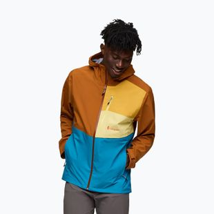 Куртка-дощовик чоловіча Cotopaxi Impermeo 3L Hooded Shell sienna/lake