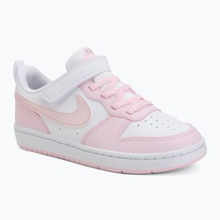 Взуття дитяче Nike Court Borough Low Recraft white/pink foam