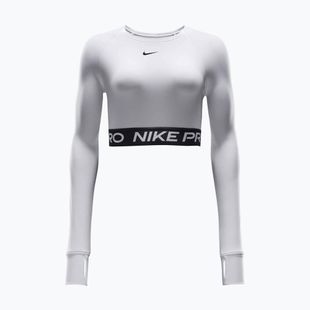 Топ для тренувань лонгслів жіночий Nike Pro 365 Dri-Fit white/black